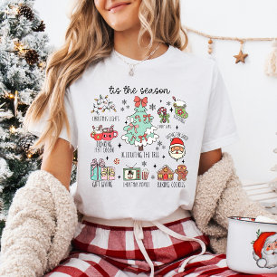 Tis the Season Christmas Cozy Holiday Traditions T-Shirt