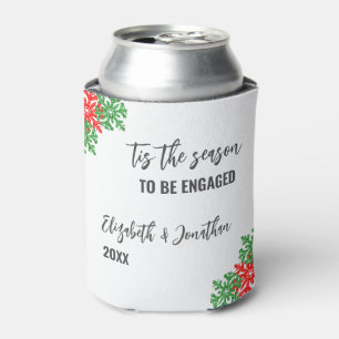 Tis The Season Christmas Engagement Party Can Cooler