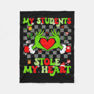 Tis The Season Christmas Funny My Students Stole M Fleece Blanket