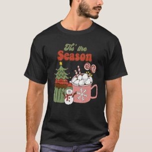 Tis The Season Christmas Hot Cocoa Gingerbread Coo T-Shirt