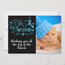 Tis the Season/Christmas Quote/2-Sided Photo Card