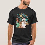 Tis The Season Christmas Retro Groovy Snowman Rein T-Shirt<br><div class="desc">Tis The Season Christmas Retro Groovy Snowman Reindeer Xmas</div>