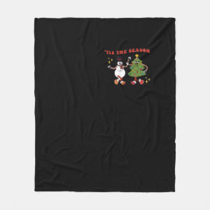 Tis The Season Christmas Tree Pals Classic Trendy Fleece Blanket