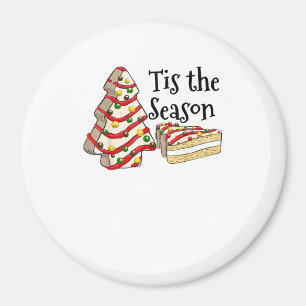 Tis The Season Christmas Tree Vintage Christmas Co Magnet