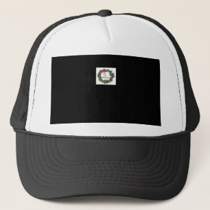 Tis The Season Christmas Wreath Trucker Hat
