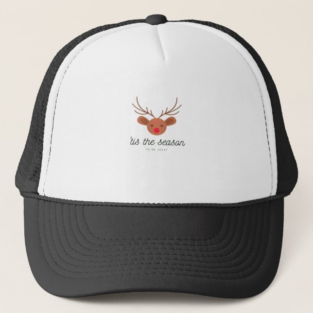 Tis The Season Classic Creative Art Trucker Hat (Front)
