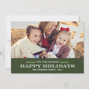 'TIS THE SEASON CLASSIC HOLIDAY PHOTO CARD