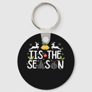 Tis The Season Classic Minimal Clean Key Ring