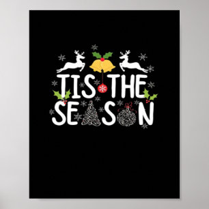 Tis The Season Classic Minimal Clean Poster