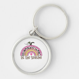 Tis The Season Classic Trendy Quote Key Ring
