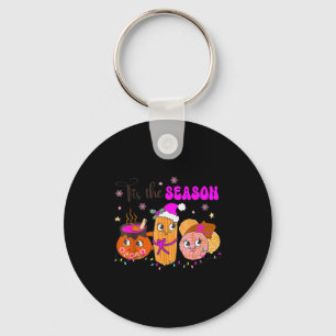 Tis The Season Conchas Cafecito Pan Dulce Mexican Key Ring