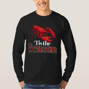 Tis The Season Crawfish Leopard Mardi Gras carniva T-Shirt