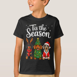 Tis The Season Dachshund Christmas Santa Weiner Do T-Shirt