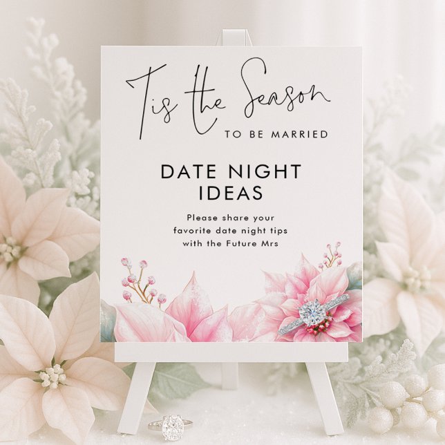 Tis the season Date Night Ideas Bridal Shower  Poster (Creator Uploaded)