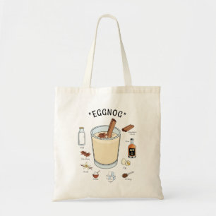 Tis The Season Eggnog Holiday Tote Bag