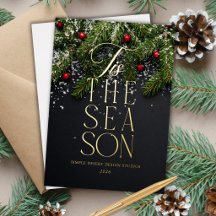 Tis the Season Elegant Business Corporate Holiday