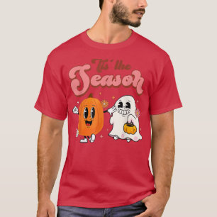 Tis the Season Fall Aesthetic Halloween Boo T-Shirt