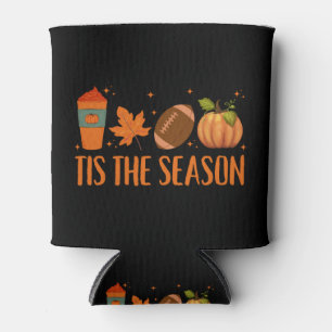 Tis The Season Fall Autumn Halloween Can Cooler