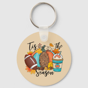 'Tis The Season – Fall, Football & Pumpkin Spice Key Ring