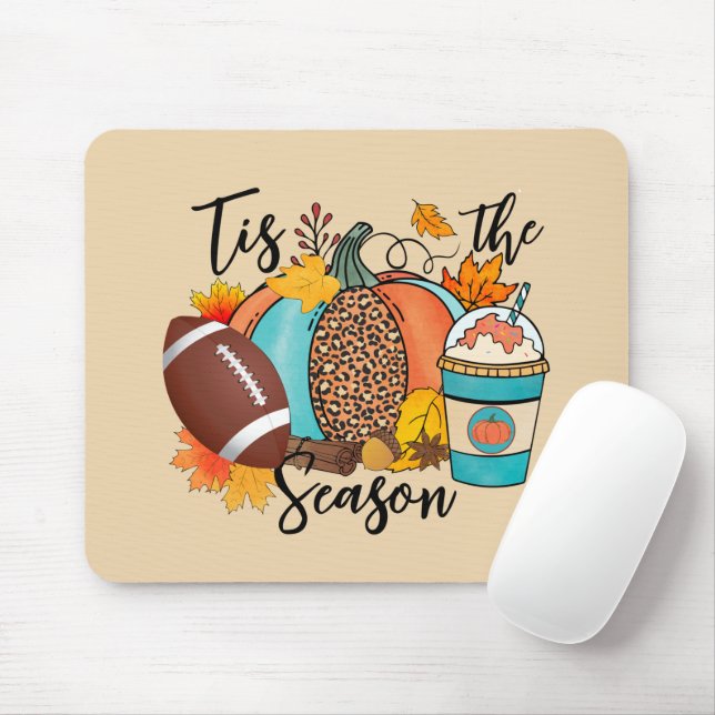 Tis The Season | Fall | Rugby Mouse Pad (With Mouse)