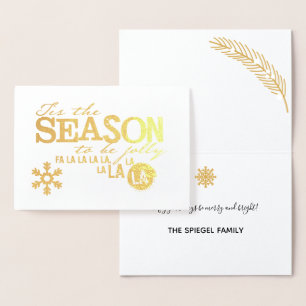 Tis the Season Foil Card