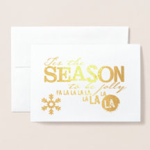 Tis the Season Foil Card