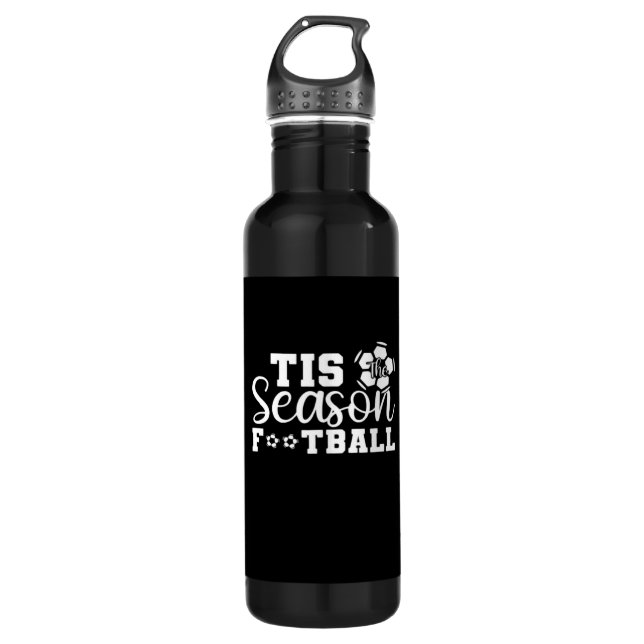 Tis The Season Football 710 Ml Water Bottle (Front)
