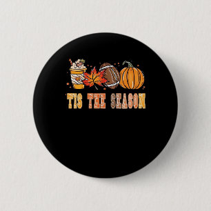 Tis The Season Football By Creative 6 Cm Round Badge