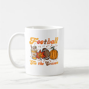 Tis The Season Football Fall Coffee Pumpkin Mug