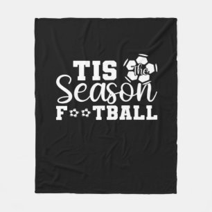 Tis The Season Football Fleece Blanket