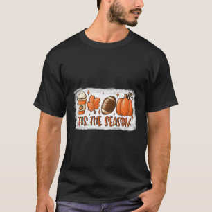 Tis The Season Football  Football Fall Thanksgivin T-Shirt