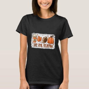 Tis The Season Football  Football Fall Thanksgivin T-Shirt