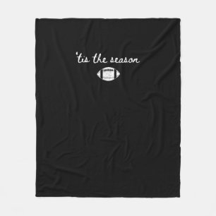 Tis The Season Football Mum Game Day Touchdown Sea Fleece Blanket