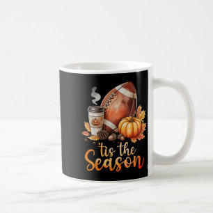 Tis The Season Football Pumpkin Spice Fall Autumn Coffee Mug