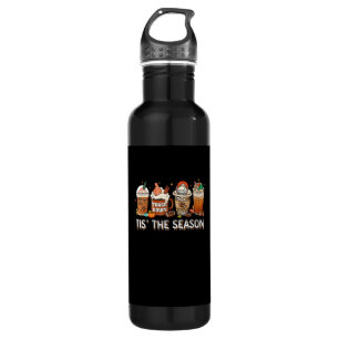Tis The Season Football Pumpkin Spice Halloween Fa 710 Ml Water Bottle