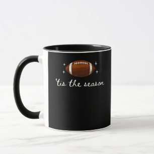 Tis The Season Football - Retro Football Game Day Mug