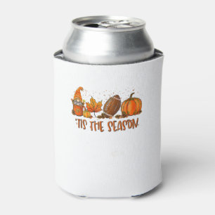 Tis’ The Season Football Sport Autumn Pumpkin Than Can Cooler