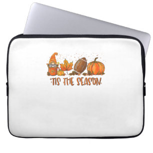 Tis’ The Season Football Sport Autumn Pumpkin Than Laptop Sleeve