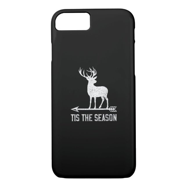 Tis The Season Funny Deer Hunting Case-Mate iPhone Case (Back)