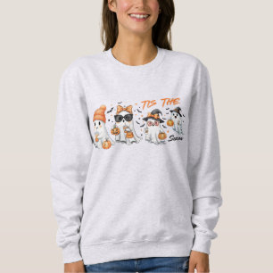 Tis The Season Ghost Fall Halloween Party Vibes Sweatshirt