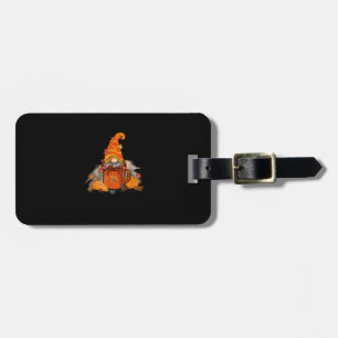 Tis The Season Gnomie Fall Coffee Retro Vintage Th Luggage Tag