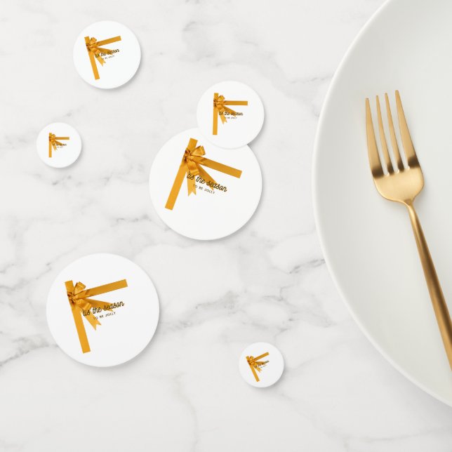 Tis The Season Gold Table Confetti (Group)