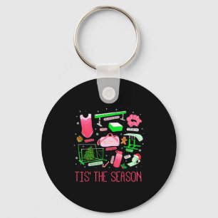Tis The Season Gymnastics Workout Fitness Exercise Key Ring