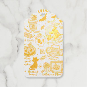 'Tis the season Halloween Doodles Gift Tags