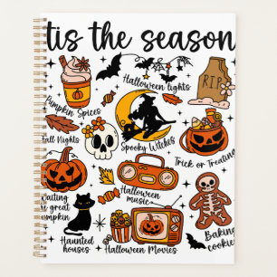'Tis the season Halloween Doodles Planner