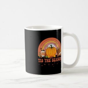 Tis The Season Halloween Pumpkin Coffee Football F Mug