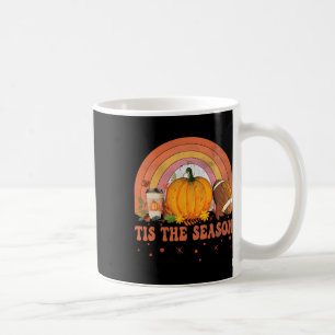Tis The Season Halloween Pumpkin Coffee Footbyll F Mug