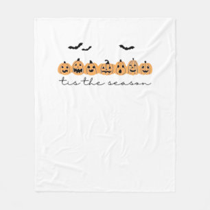 Tis The Season Halloween Spooky Season Halloween D Fleece Blanket
