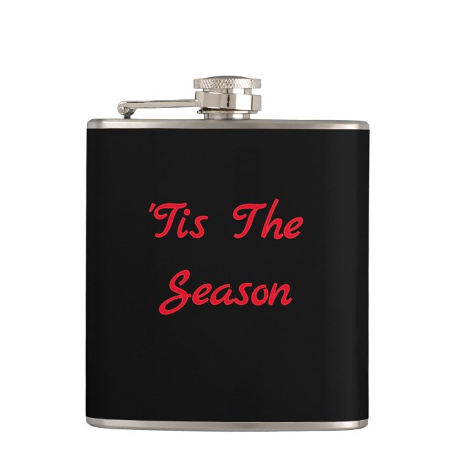 'Tis The Season  Hip Flask (Front)