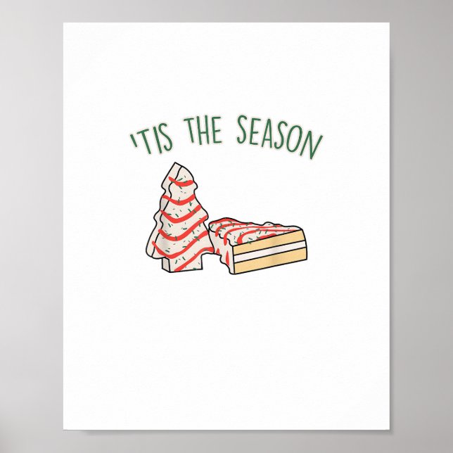 Tis The Season Holiday Christmas Poster (Front)